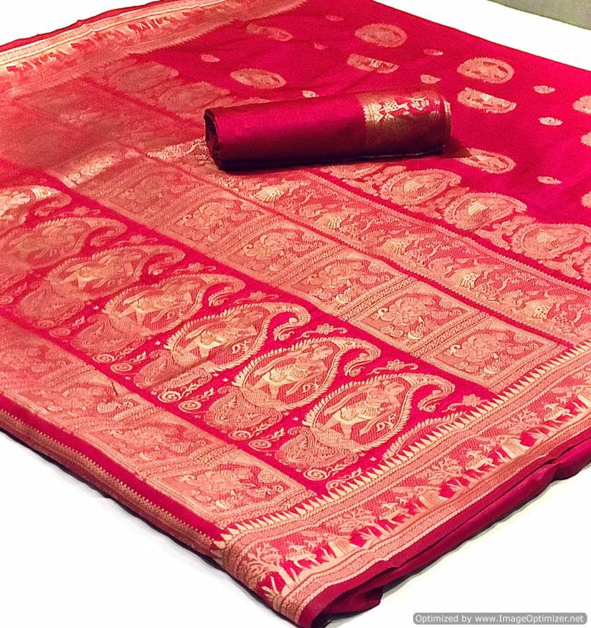 Sanskruti Silk Soft Silk Heavy Pallu Festive Wear Saree